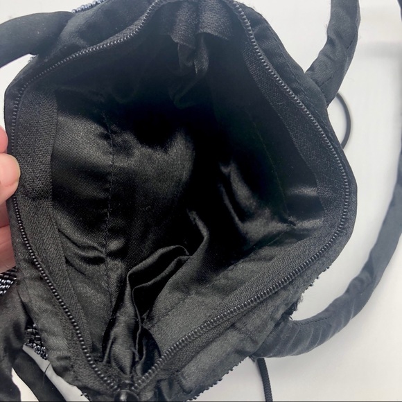 Black Beaded Evening Bag - Picture 4 of 6